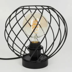 Lampes Industrielles-hofstein Lampe de table Miton Noir, 1 lumière