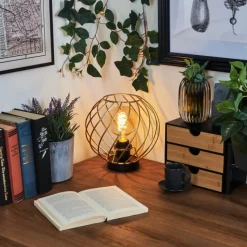 Lampes Industrielles-hofstein Lampe de table Miton Noir, 1 lumière