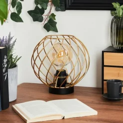 Lampes Industrielles-hofstein Lampe de table Miton Noir, 1 lumière