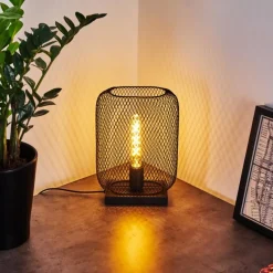 Lampes Industrielles-hofstein Lampe de table Moholm Noir, 1 lumière