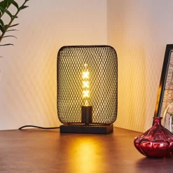 Lampes Industrielles-hofstein Lampe de table Moholm Noir, 1 lumière