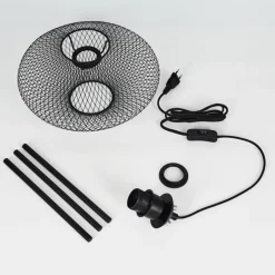 hofstein Lampe de table Moholm Noir, 1 lumière* Lampes À Poser