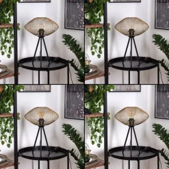 Lampes Dorées-hofstein Lampe de table Moholm Noir, 1 lumière