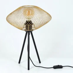 Lampes Dorées-hofstein Lampe de table Moholm Noir, 1 lumière