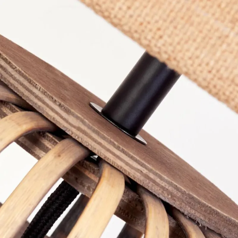 Lampes En Tissu-hofstein Lampe de table Mongolei Écru, 1 lumière