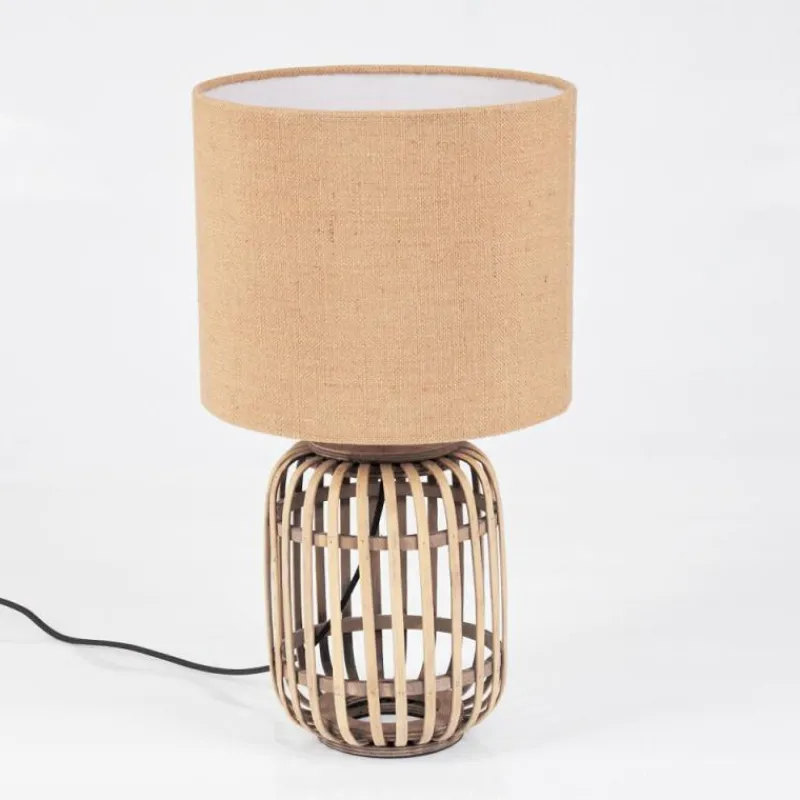 Lampes En Tissu-hofstein Lampe de table Mongolei Écru, 1 lumière