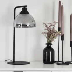 hofstein Lampe de table Morzine Noir, 1 lumière