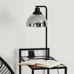 hofstein Lampe de table Morzine Noir, 1 lumière