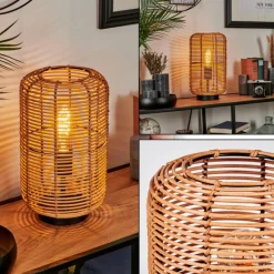 Luminaires Scandinaves-hofstein Lampe de table Mulstrand Écru, Noir, 1 lumière