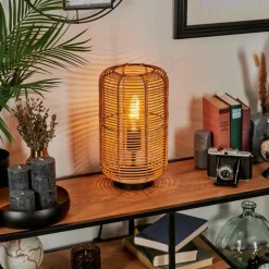 Luminaires Scandinaves-hofstein Lampe de table Mulstrand Écru, Noir, 1 lumière