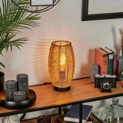 Luminaires Scandinaves-hofstein Lampe de table Mulstrand Écru, Noir, 1 lumière