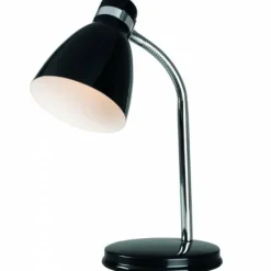 Luminaires Scandinaves-Luminaires Nordlux Lampe de table Nordlux CYCLONE Noir, 1 lumière