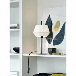 Lampes En Tissu-Luminaires Nordlux Lampe de table Nordlux DICTE Noir, 1 lumière