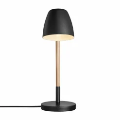 Lampes En Bois-Luminaires Nordlux Lampe de table Nordlux THEO Bois clair, Noir, 1 lumière