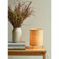 Lampes En Bois-Luminaires Nordlux Lampe de table Nordlux TRINI Brun, 1 lumière