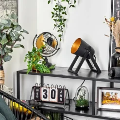 Lampes Dorées-hofstein Lampe de table Novilly Noir, 1 lumière