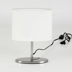 Lampes En Tissu-hofstein Lampe de table Oilinki Nickel mat, 1 lumière