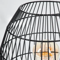 Lampes Industrielles-hofstein Lampe de table Oravi Noir, 1 lumière