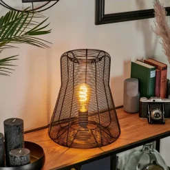 hofstein Lampe de table Oravi Noir, 1 lumière