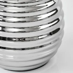 Lampes En Tissu-hofstein Lampe de table Osorno Chrome, Noir, 1 lumière