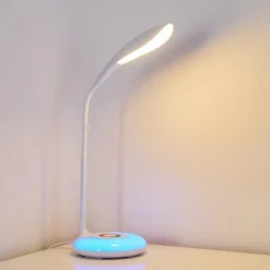 hofstein Lampe de table Paphos LED Blanc, 1 lumière, Changeur de couleurs