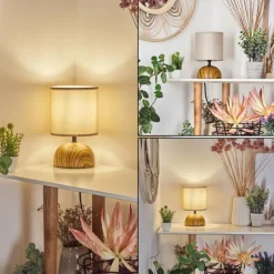 Lampes En Tissu-hofstein Lampe de table Passila Couleur bois, 1 lumière