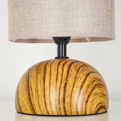 Lampes En Tissu-hofstein Lampe de table Passila Couleur bois, 1 lumière