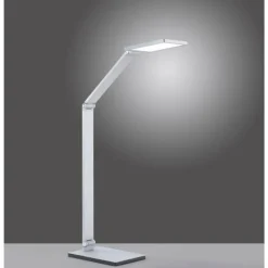 Paul Neuhaus Q-Serie Lampe de table Paul Neuhaus Q-HANNES LED Argenté, 1 lumière, Télécommandes