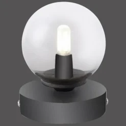 Luminaires Paul Neuhaus Lampe de table Paul Neuhaus WIDOW LED Nickel mat, Noir, 1 lumière* Éclairage Led