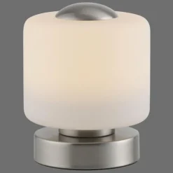 Luminaires Paul Neuhaus Lampe de table Paul Neuhaus BOTA LED Acier brossé, 1 lumière