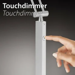 Luminaires Paul Neuhaus Lampe de table Paul Neuhaus BOTA LED Acier brossé, 1 lumière