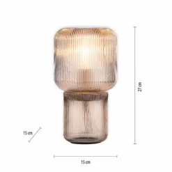 Luminaires Paul Neuhaus Lampe de table Paul Neuhaus MASHI Ambre, 1 lumière