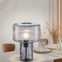 Suspension Verre Fumé-Luminaires Paul Neuhaus Lampe de table Paul Neuhaus FUNGUS Fumée, 1 lumière