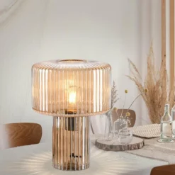 Luminaires Paul Neuhaus Lampe de table Paul Neuhaus FUNGUS Ambre, 1 lumière