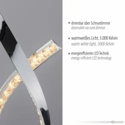 Luminaires Paul Neuhaus Lampe de table Paul Neuhaus BRILLA LED Argenté, 1 lumière* Lampes À Poser