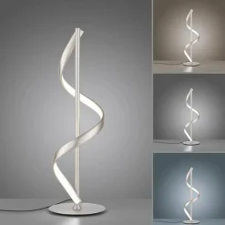 Paul Neuhaus Q-Serie Lampe de table Paul Neuhaus QSWING LED Argenté, 1 lumière, Télécommandes