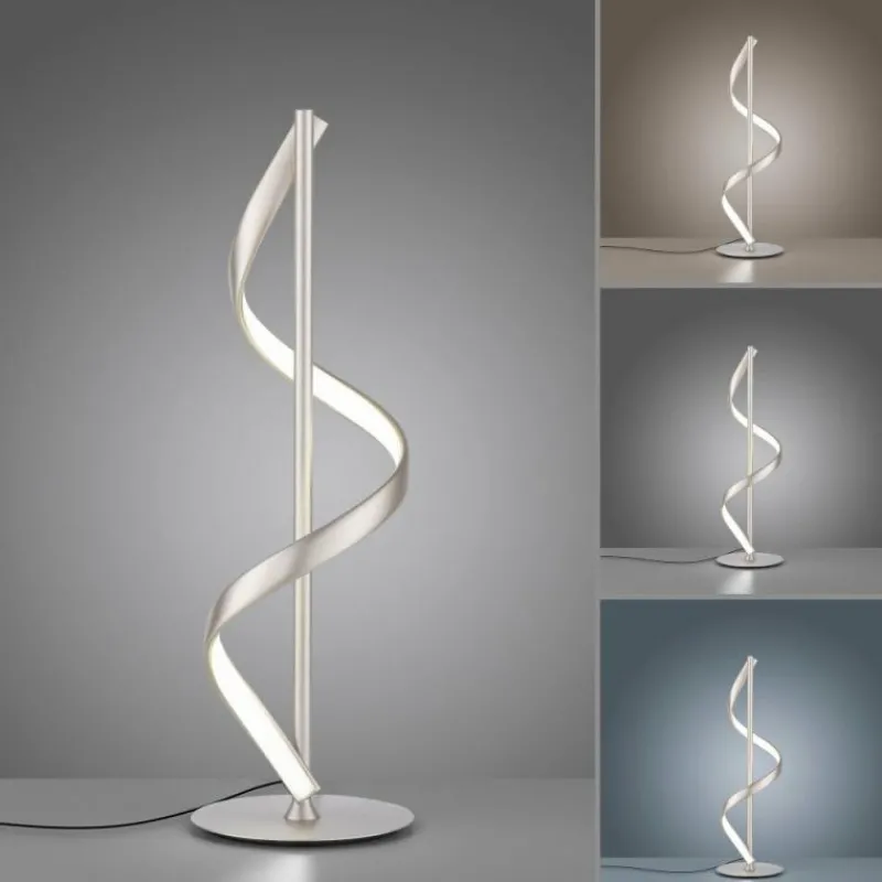 Paul Neuhaus Q-Serie Lampe de table Paul Neuhaus QSWING LED Argenté, 1 lumière, Télécommandes