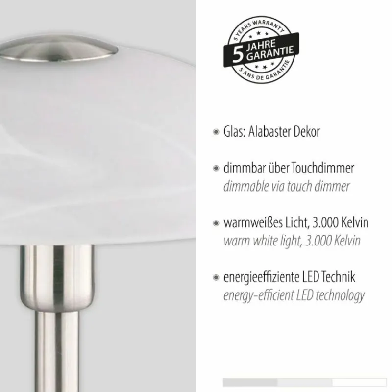 Luminaires Paul Neuhaus Lampe de table Paul Neuhaus ENOVA LED Argenté, 1 lumière