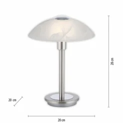 Luminaires Paul Neuhaus Lampe de table Paul Neuhaus ENOVA LED Argenté, 1 lumière