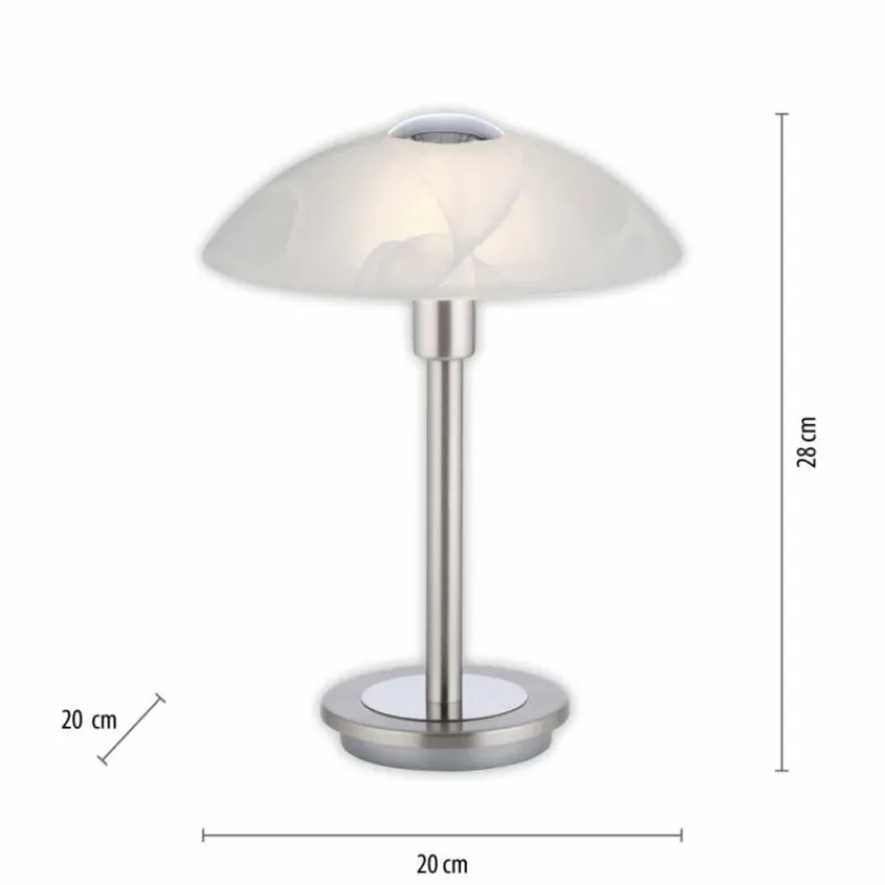 Luminaires Paul Neuhaus Lampe de table Paul Neuhaus ENOVA LED Argenté, 1 lumière