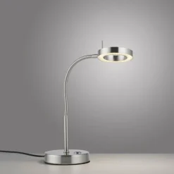 Luminaires Paul Neuhaus Lampe de table Paul Neuhaus HENSKO LED Argenté, 1 lumière* Éclairage Led