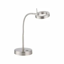 Luminaires Paul Neuhaus Lampe de table Paul Neuhaus HENSKO LED Argenté, 1 lumière* Éclairage Led