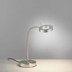 Luminaires Paul Neuhaus Lampe de table Paul Neuhaus HENSKO LED Argenté, 1 lumière* Éclairage Led
