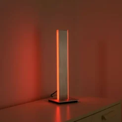 Paul Neuhaus Q-Serie Lampe de table Paul-Neuhaus Q-ADRIANA LED Aluminium, 2 lumières, Télécommandes