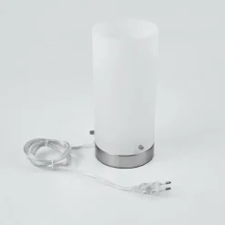 hofstein Lampe de table Peman LED Nickel mat, 1 lumière