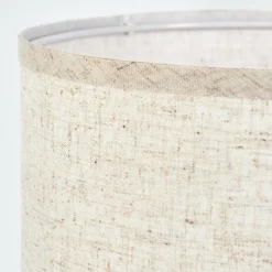 Lampes En Tissu-hofstein Lampe de table Perdigueira Écru, Noir, 1 lumière