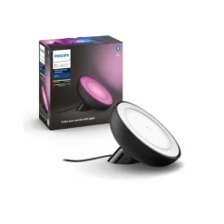 Luminaires Philips Lampe de table Philips HUE Bloom LED Noir, 1 lumière, Changeur de couleurs
