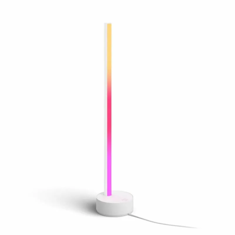 Luminaires Philips Lampe de table Philips Hue Gradient Signe LED Blanc, 1 lumière, Changeur de couleurs