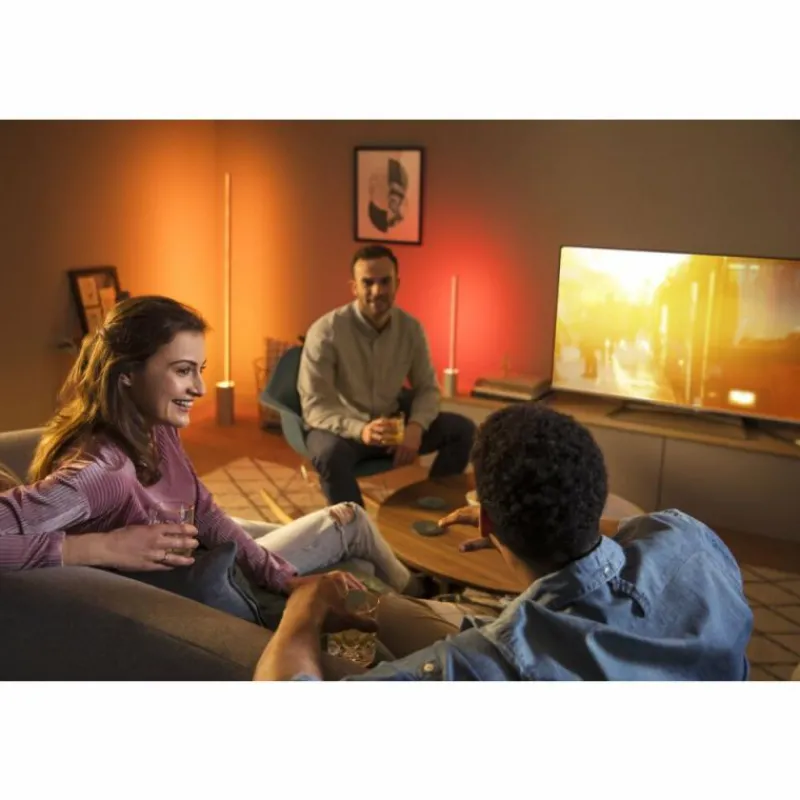Luminaires Philips Lampe de table Philips Hue Gradient Signe LED Blanc, 1 lumière, Changeur de couleurs