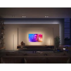 Luminaires Philips Lampe de table Philips Hue Gradient Signe LED Blanc, 1 lumière, Changeur de couleurs